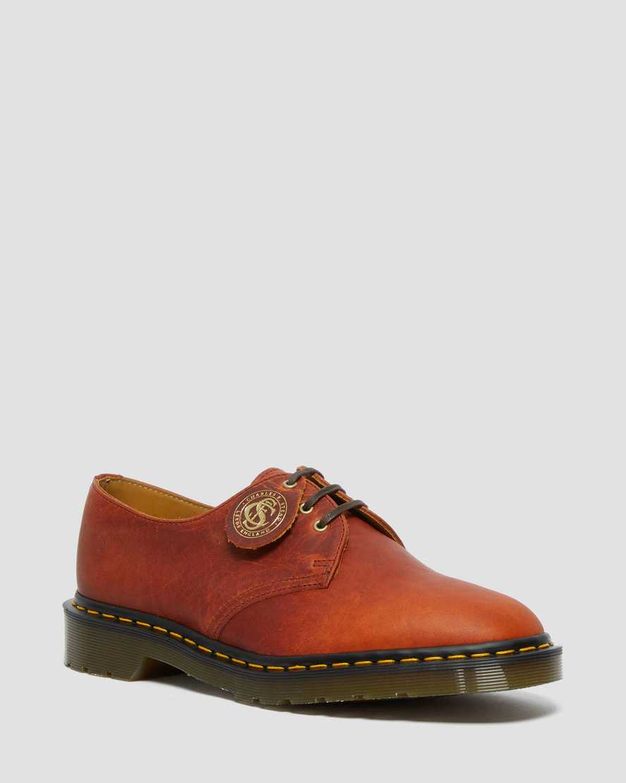 Dr. Martens 1461 Classic Oil Deri Erkek Bağcıklı Ayakkabı - Ayakkabı Koyu Kahverengi |IDSWY8679|